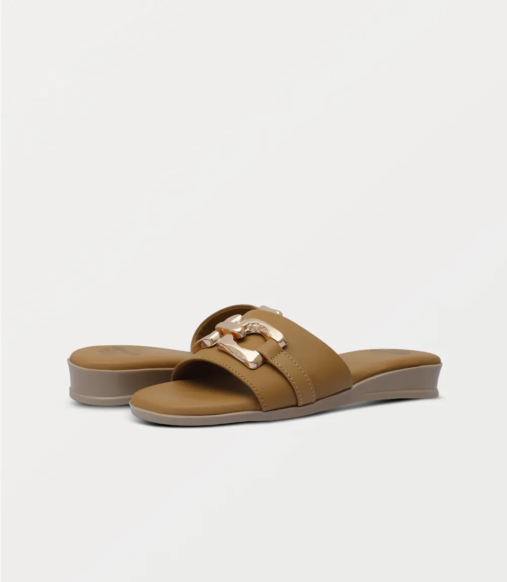 BW10320-MUSTARD-Women Slipper