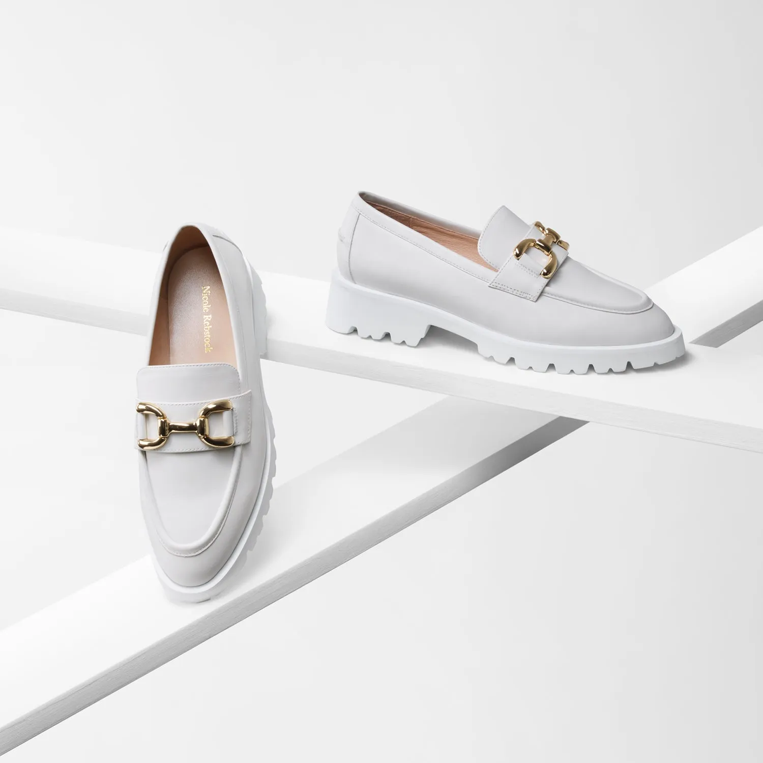 California Loafer | Off-white leather