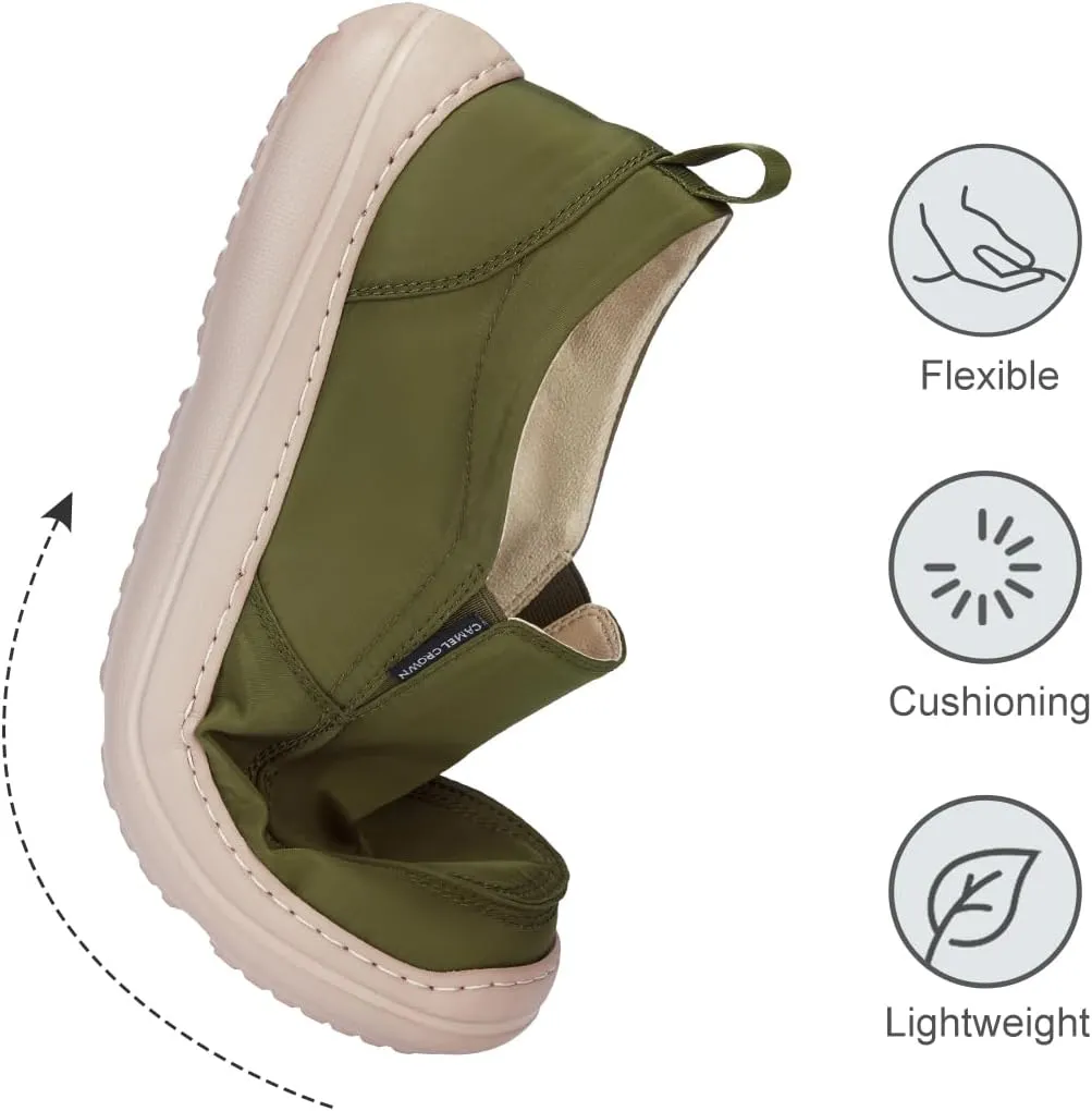 CAMEL CROWN Mens Casual Slip-On Loafers Lightweight Sneakers Comfortable Shoes for Walking Work Waterproof