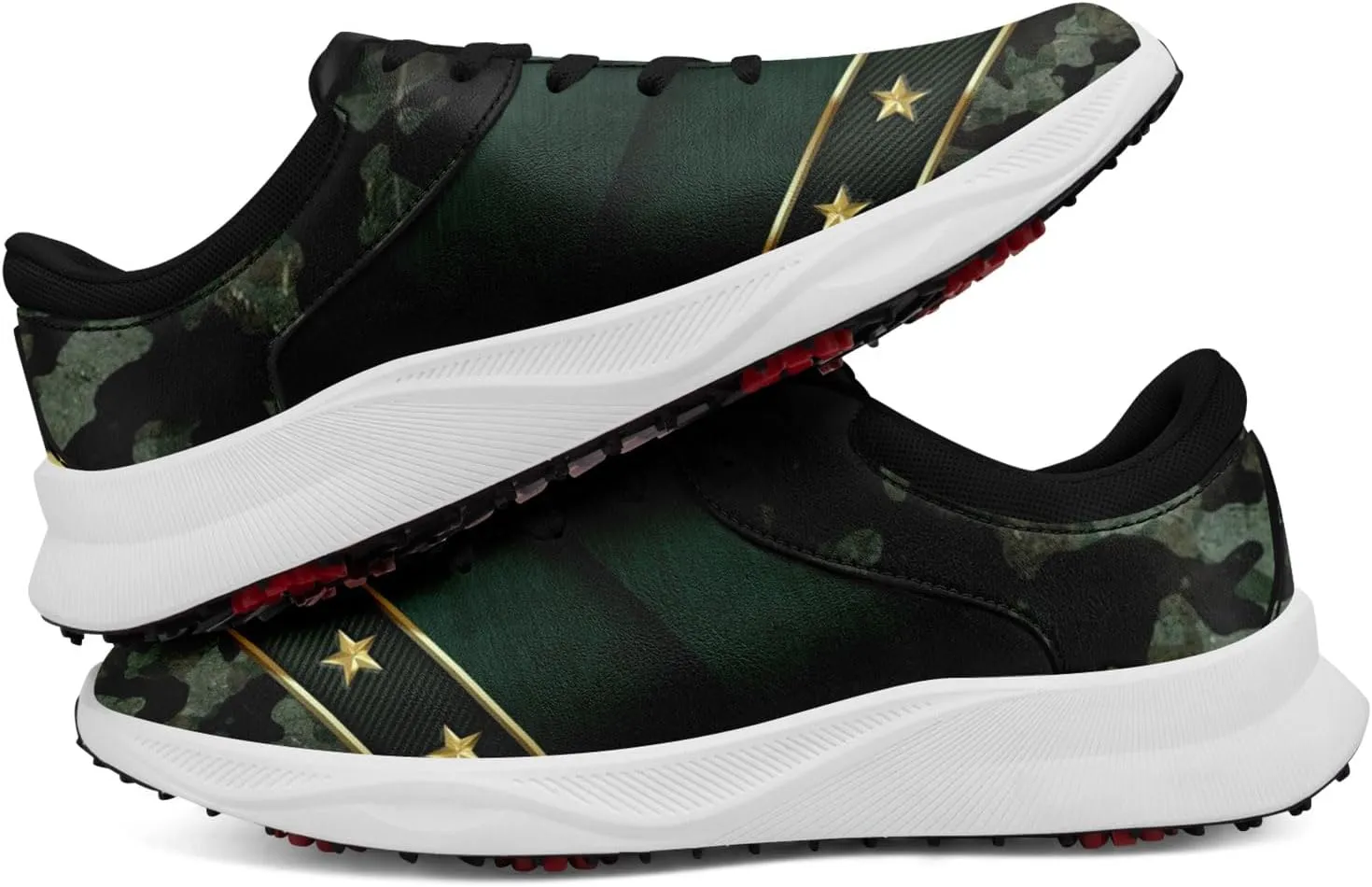 Camouflage Running Shoes Tennis Shoes Slip On Fashion Sneaker Breathable Lightweight Athletic Walking Shoes