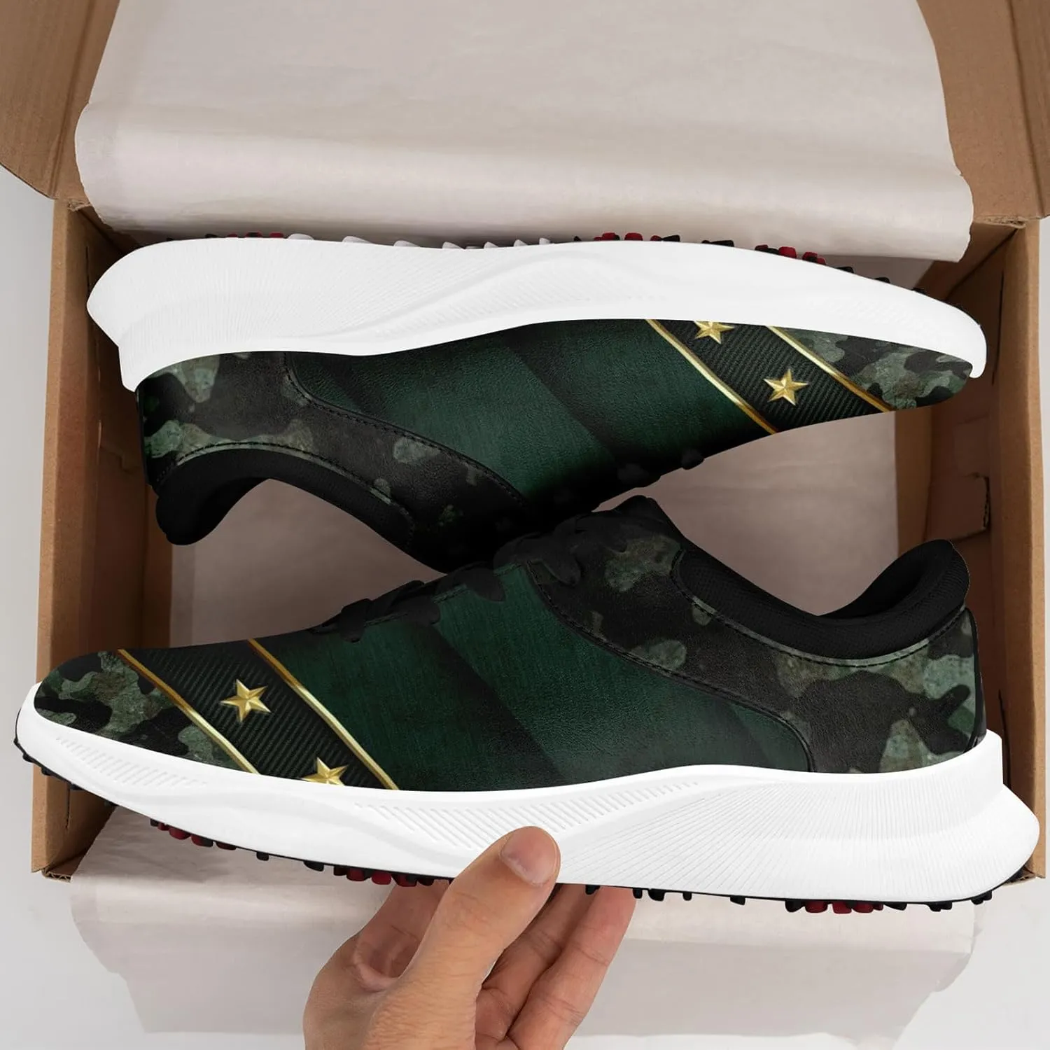 Camouflage Running Shoes Tennis Shoes Slip On Fashion Sneaker Breathable Lightweight Athletic Walking Shoes