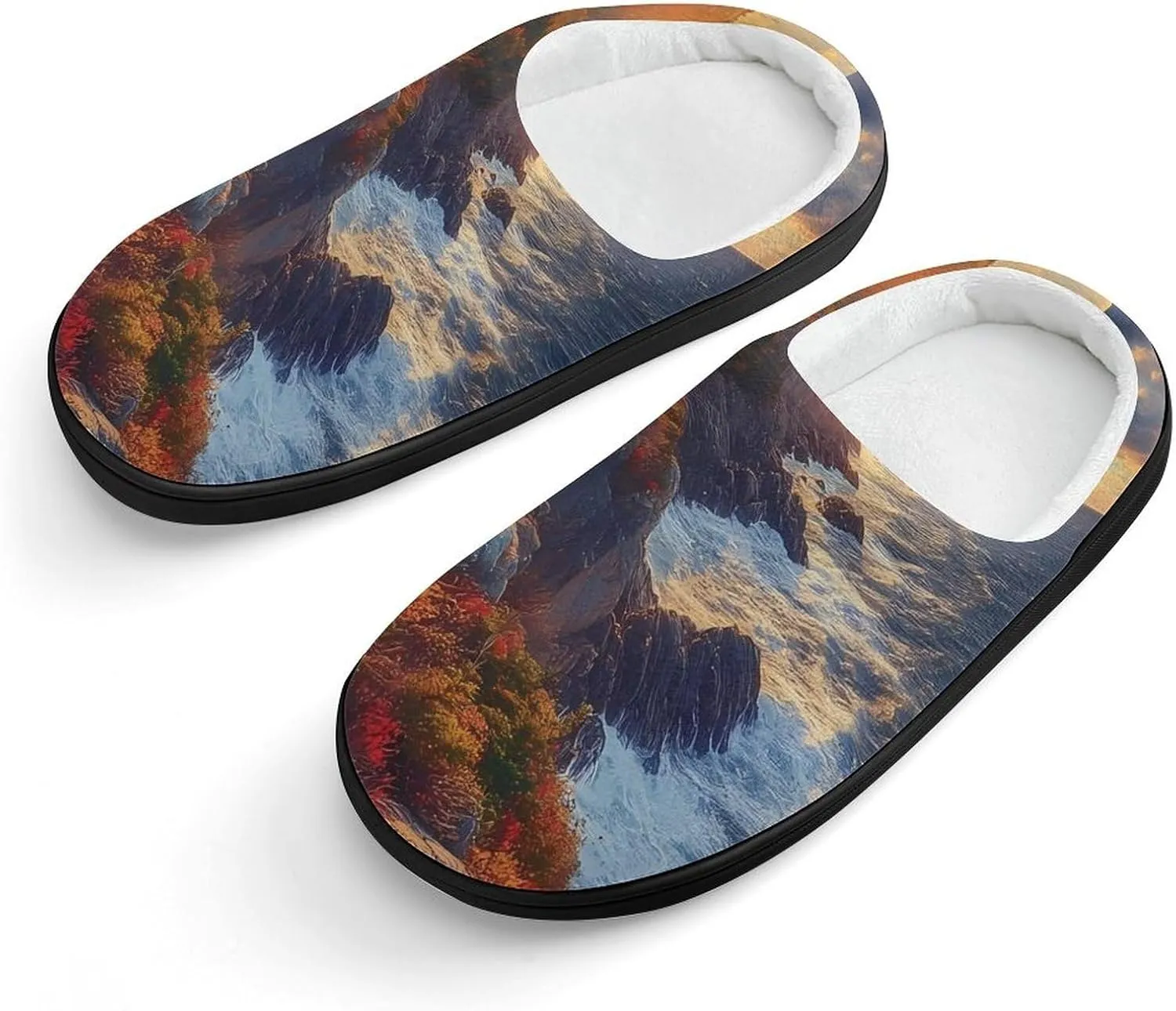 Canada Nova Scotia Cape Breton Slippers Non-slip House Slippers Home Shoes Indoor Outdoor Slippers For Girls Boys