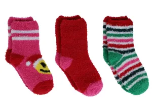 Candy Cane 3pk Cozy Slipper Socks