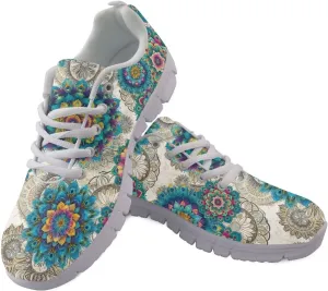 Casual Lace Up Sneakers for Women Men Sport Athletic Tennis Breathable Running Shoes