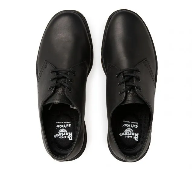 CAVENDISH Detailed Data-driven BLACK DR SHOE MARTENS | 3-EYE