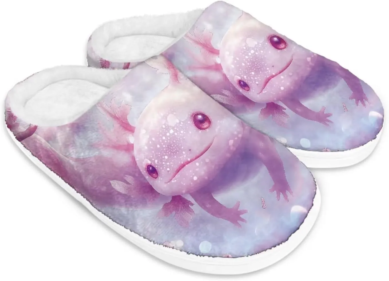 chaqlin House Slippers for Women Fuzzy Sandals Thick Sole Memory Foam Furry Lightweight Winter Outdoor Slip Resistant Causal Fuzzy Slipper Shoes