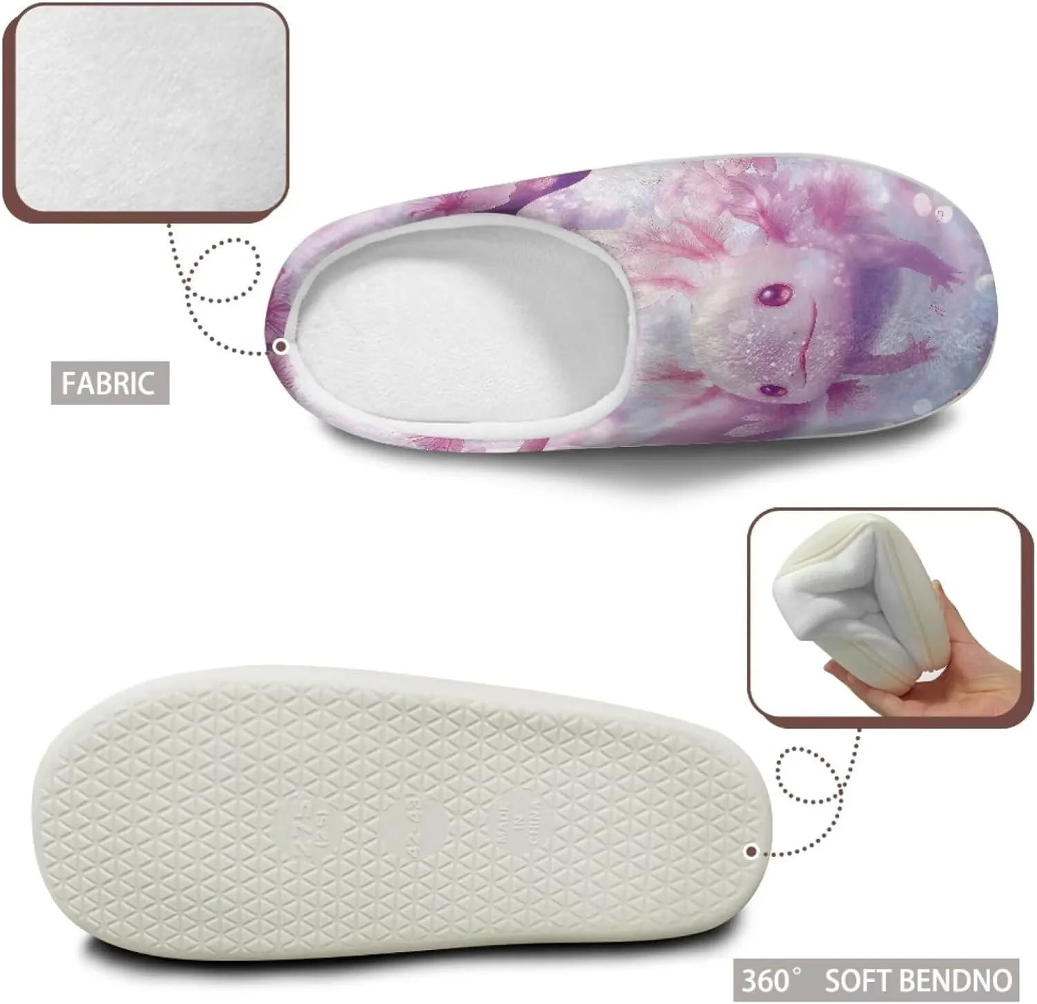 chaqlin House Slippers for Women Fuzzy Sandals Thick Sole Memory Foam Furry Lightweight Winter Outdoor Slip Resistant Causal Fuzzy Slipper Shoes