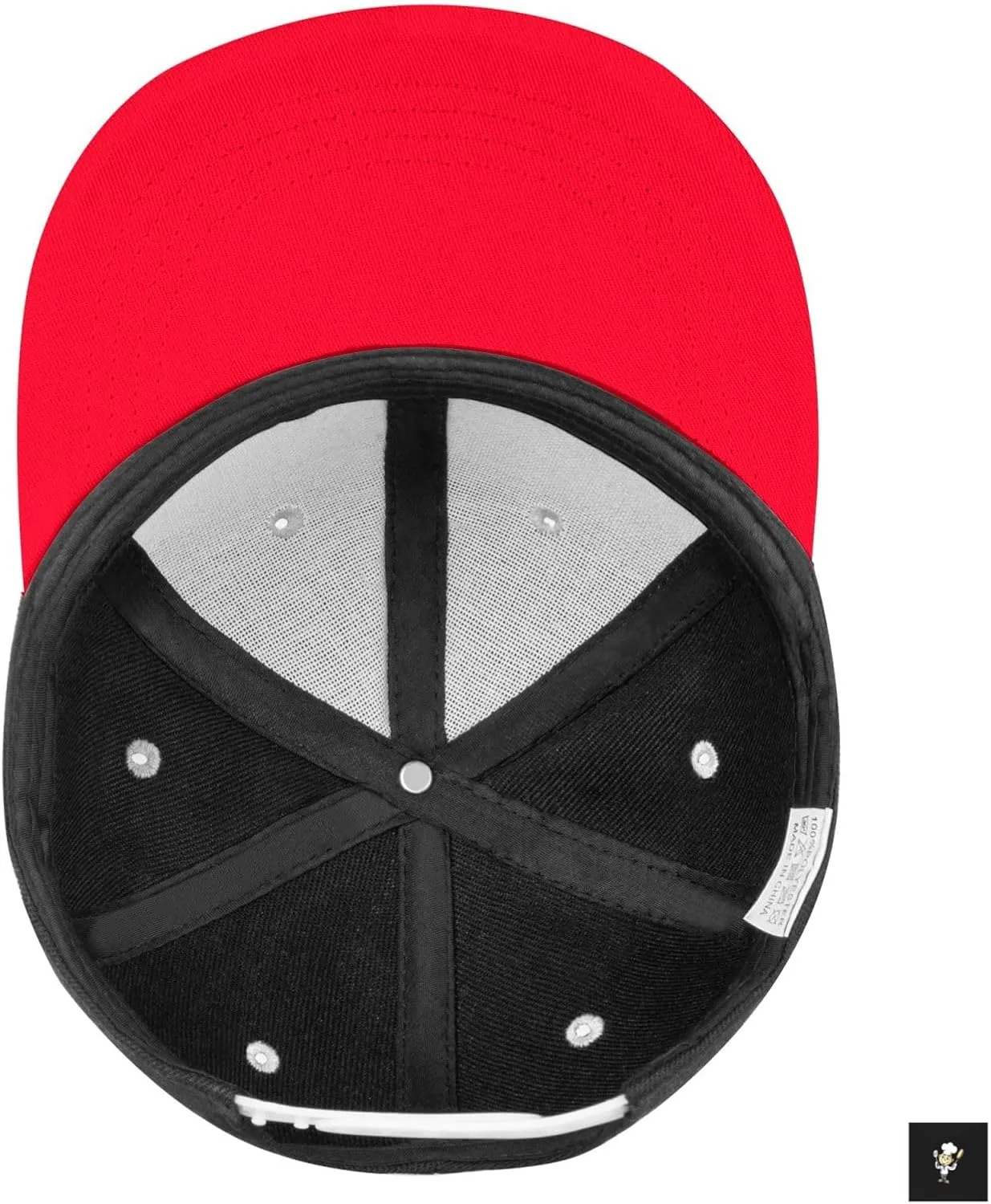 Chef with Spatula and Frying Pan Baseball Cap for Men Women Snapback Hat Adjustable Flat Bill Hats