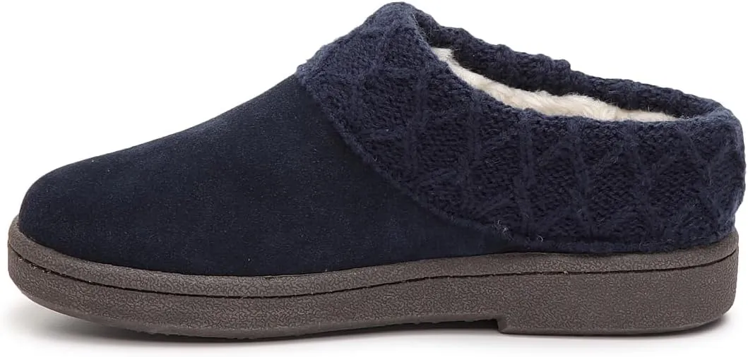 Clarks Angelina Women's Knitted Collar Clog Slipper