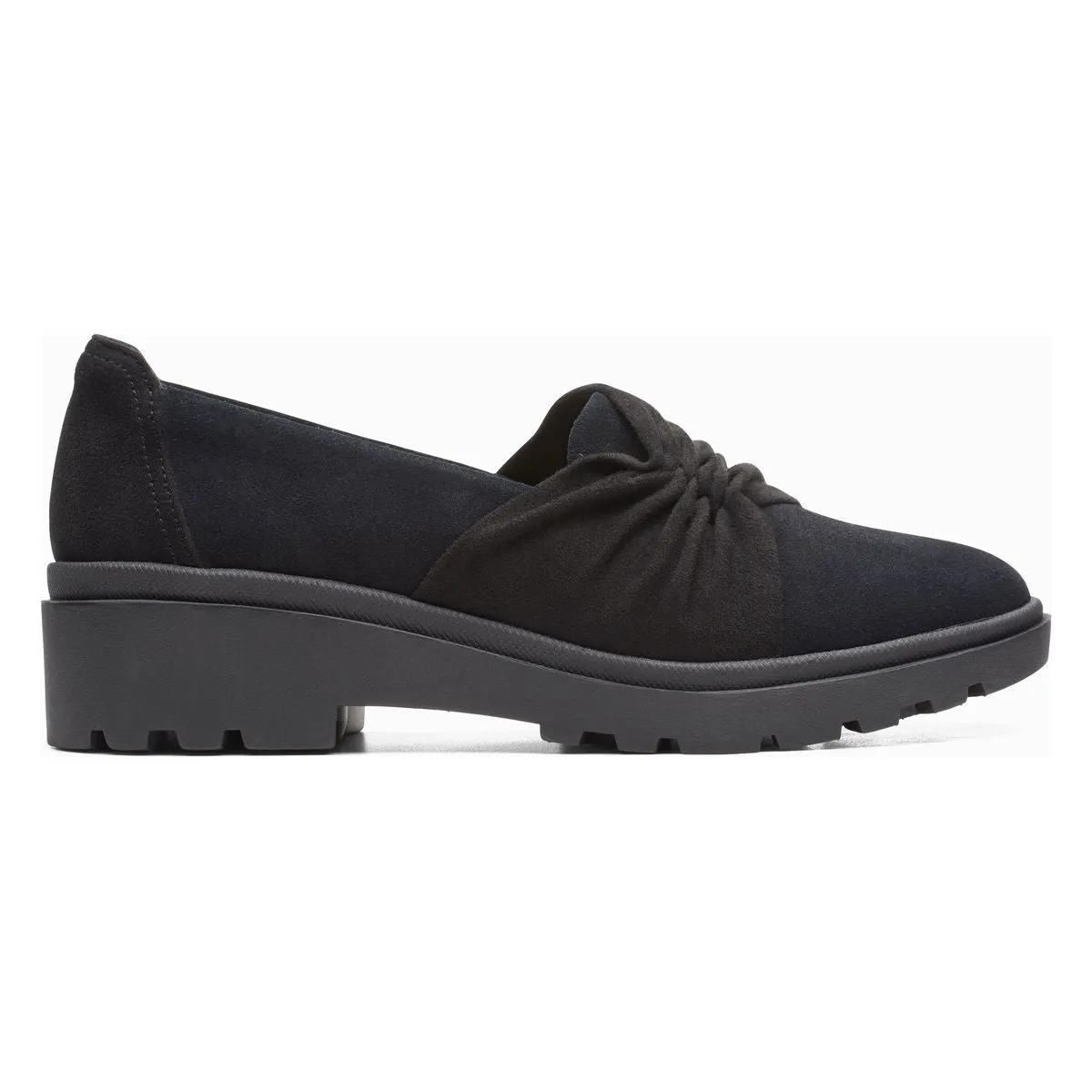 Clarks Calla Style Slip On Women's Loafer in Black