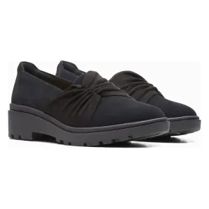 Clarks Calla Style Slip On Women's Loafer in Black