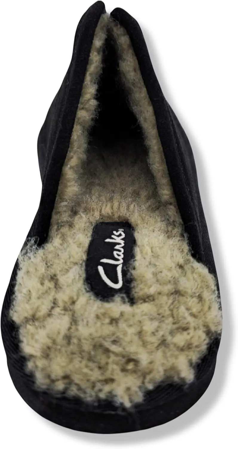 Clarks Men's, Plush Fur Scuff Slipper