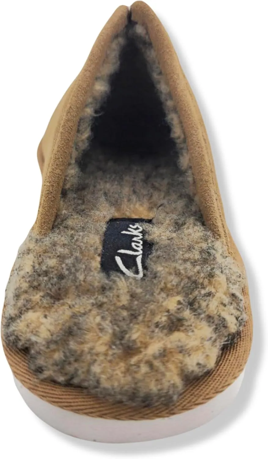 Clarks Men's, Plush Fur Scuff Slipper