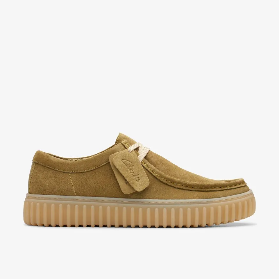Clarks Men's Torhill Lo Light Olive Suede