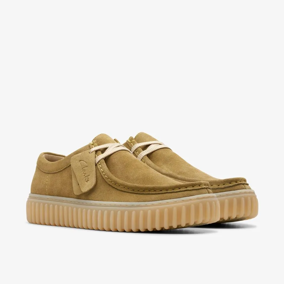 Clarks Men's Torhill Lo Light Olive Suede
