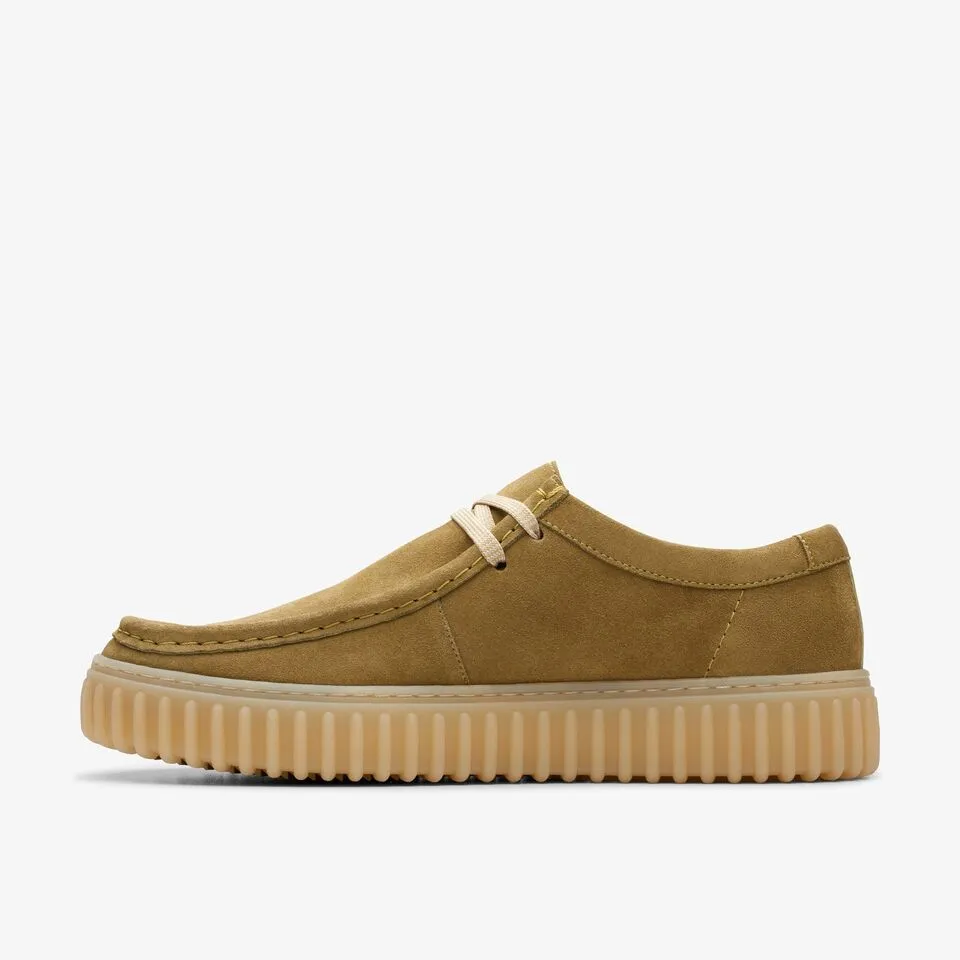 Clarks Men's Torhill Lo Light Olive Suede