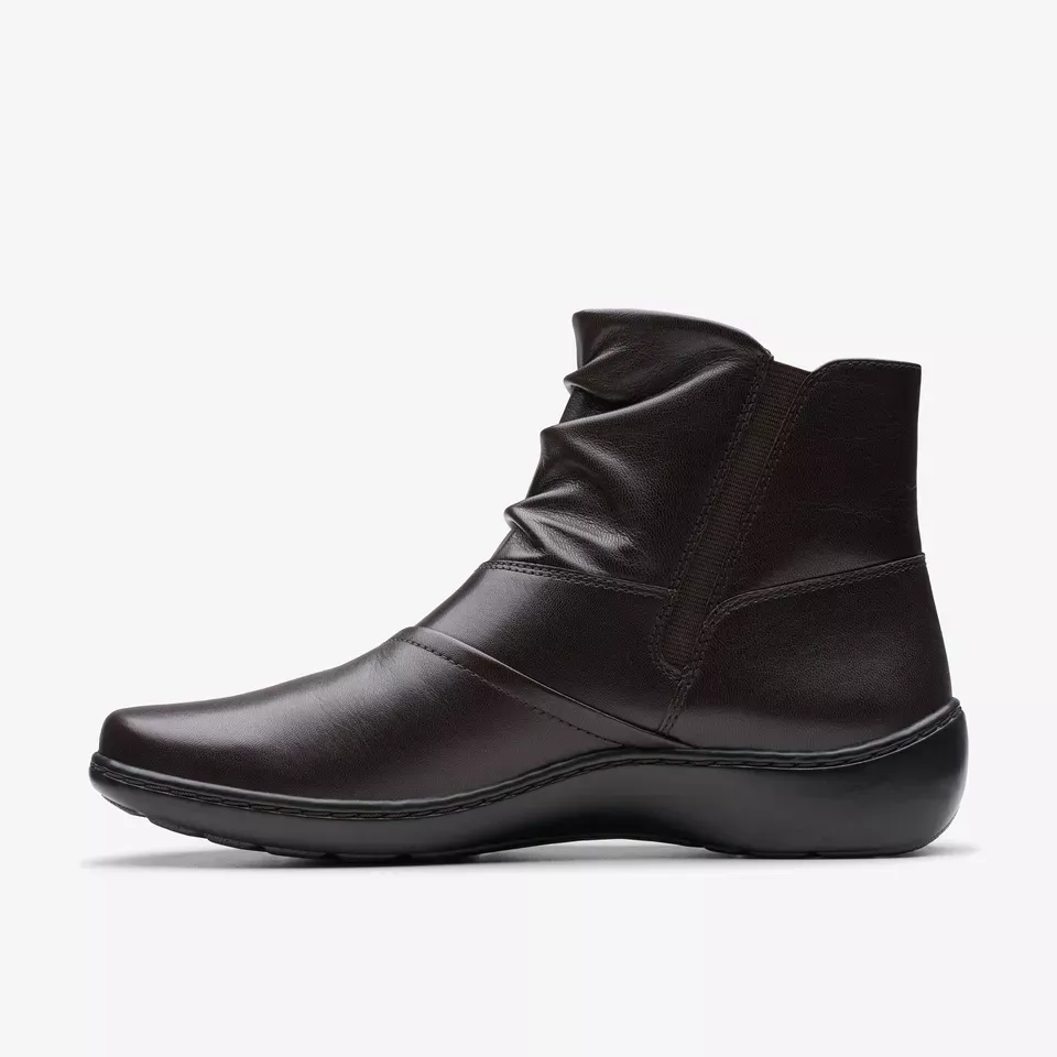 Clarks Women's Cora Pace Black | Chocolate Leather