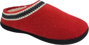 Clarks Womens Wool Felt Clog Slippers JMH1319T - Warm Cozy Plush Faux Fur Lined - Indoor Outdoor House Slipper for Women