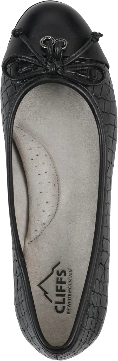 CLIFFS BY WHITE MOUNTAIN Women's Careen Cushioned Ballet Flat