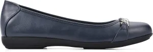 CLIFFS BY WHITE MOUNTAIN Women's Charmed Cushioned Ballet Flat