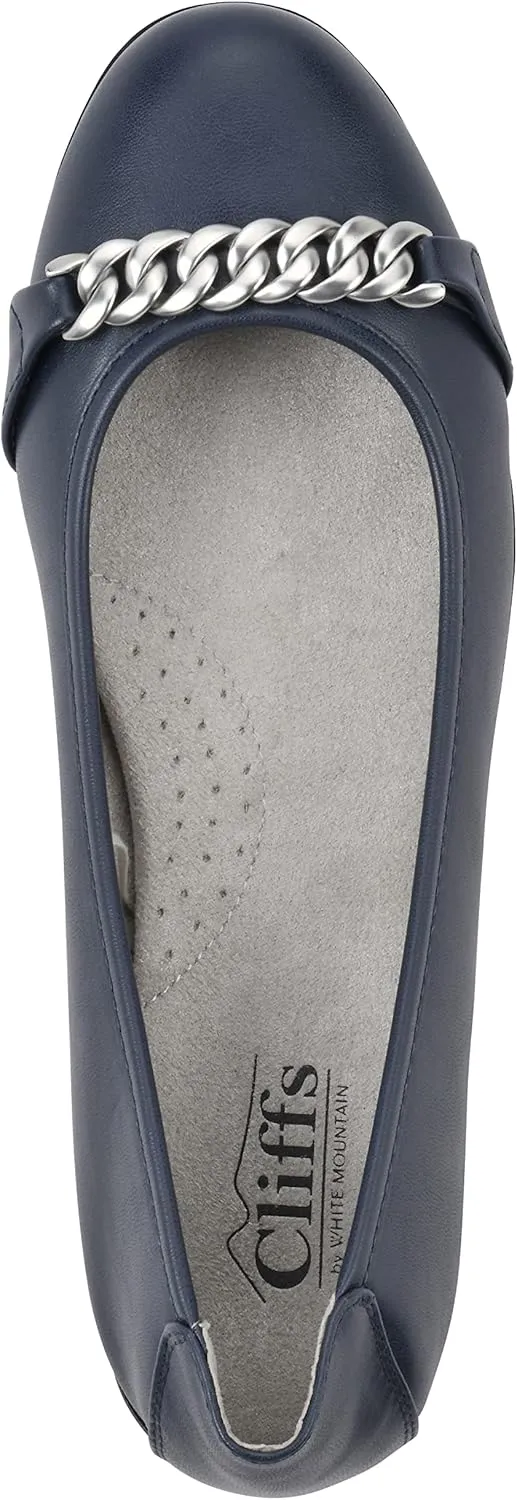 CLIFFS BY WHITE MOUNTAIN Women's Charmed Cushioned Ballet Flat