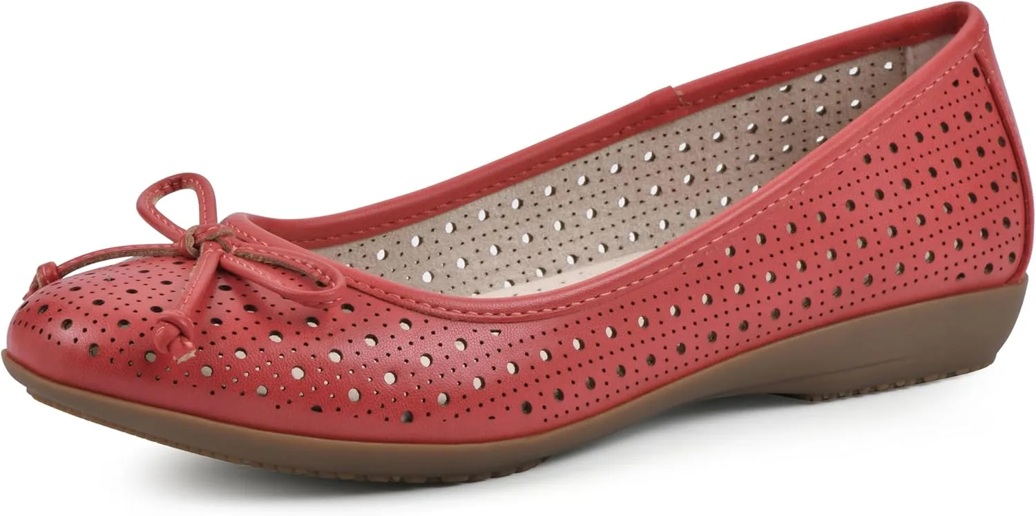 CLIFFS BY WHITE MOUNTAIN Women's Cheryl Cushioned Ballet Flat