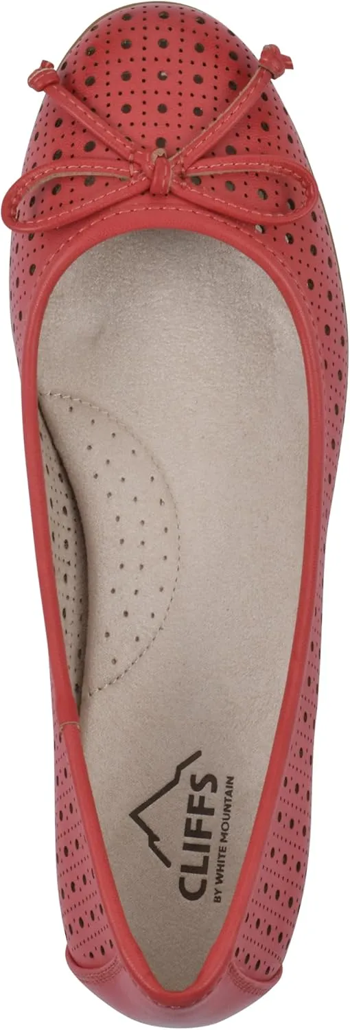 CLIFFS BY WHITE MOUNTAIN Women's Cheryl Cushioned Ballet Flat