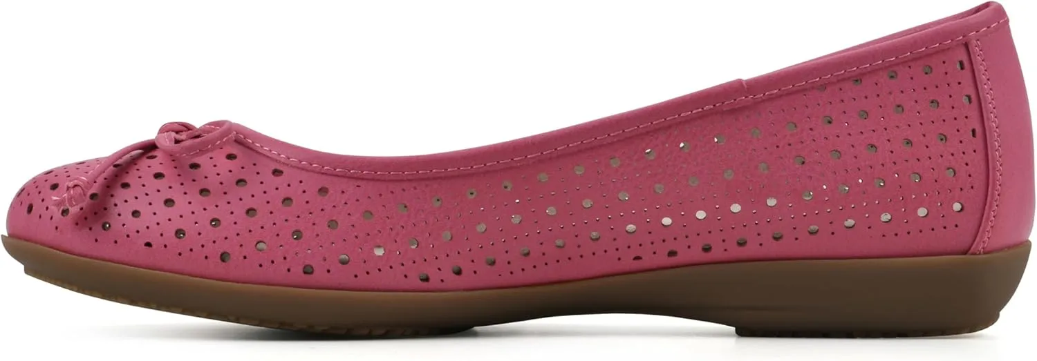 CLIFFS BY WHITE MOUNTAIN Women's Cheryl Cushioned Ballet Flat