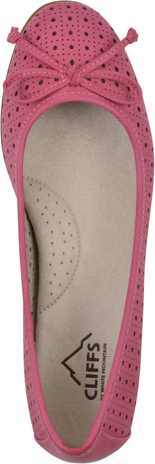 CLIFFS BY WHITE MOUNTAIN Women's Cheryl Cushioned Ballet Flat