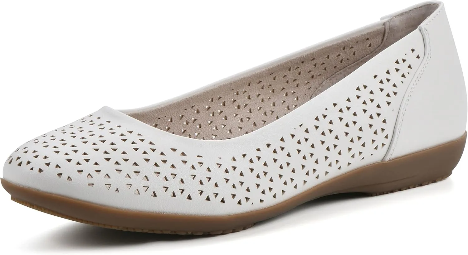 CLIFFS BY WHITE MOUNTAIN Women's Cindy Cushioned Ballet Flat