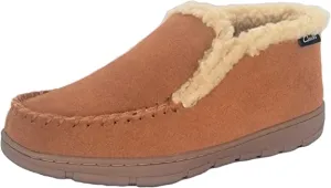 Cognac Tailored selection Door-to-door delivery Suede Leather Sherpa Outdoor Clarks Bootie Slippers Ankle Indoor Lined