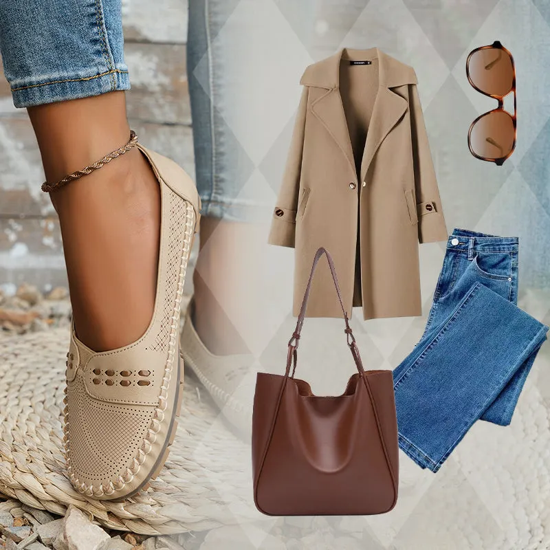 Comfortable, breathable flat shoes for women