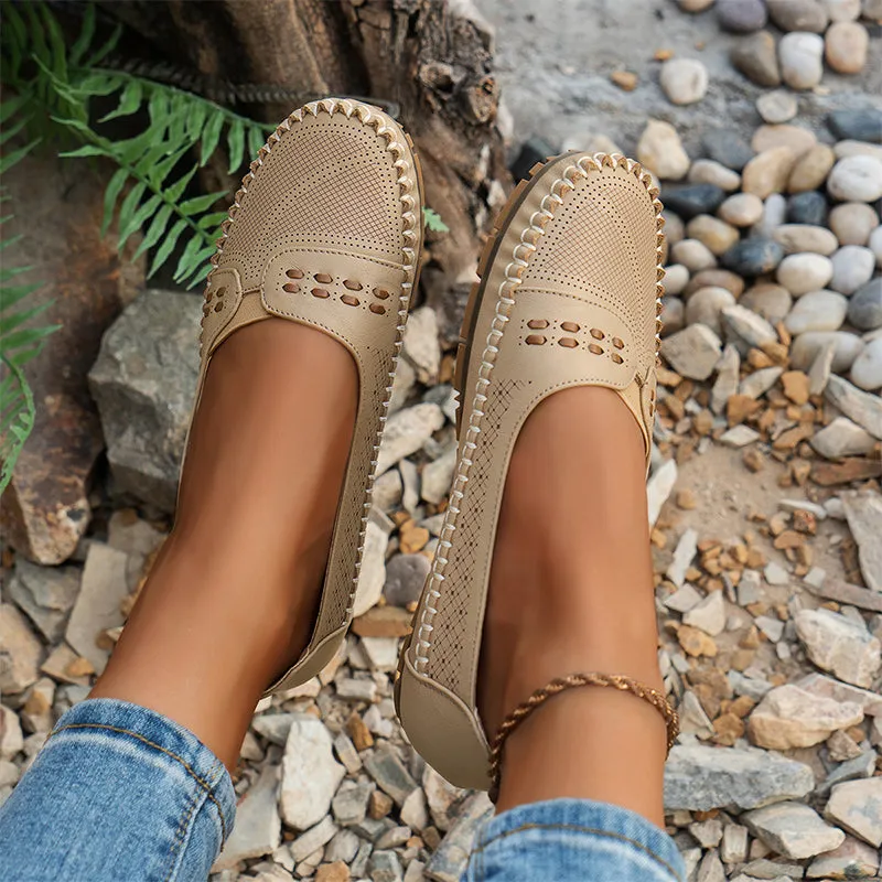 Comfortable, breathable flat shoes for women