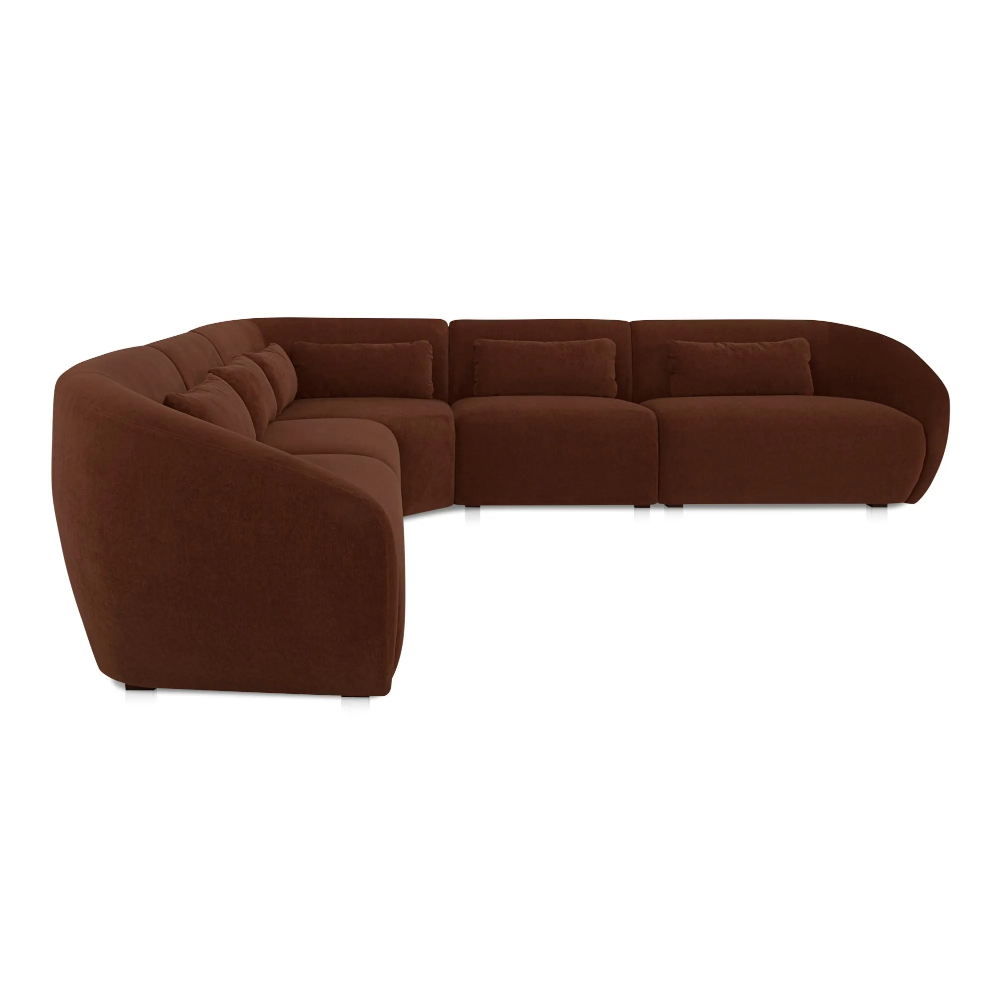 ComfyCurl L-Shaped Modular Lounging System
