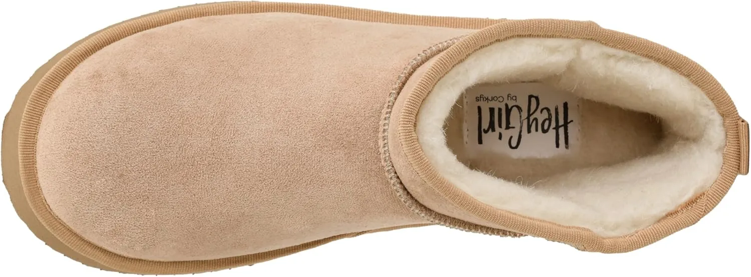 Corkys Footwear Room Service 1.75-Inch Platform Slipper Booties with Cushioned Insoles and Luxurious Faux Fur Lining - Cozy Fall/Winter Essential