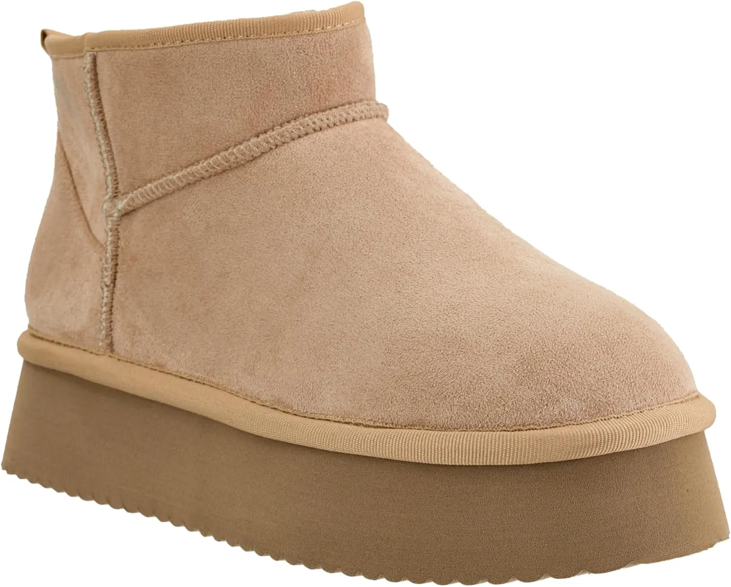 Corkys Footwear Room Service 1.75-Inch Platform Slipper Booties with Cushioned Insoles and Luxurious Faux Fur Lining - Cozy Fall/Winter Essential