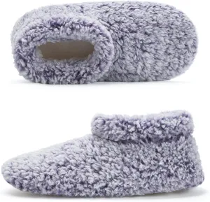 Cozylook Fuzzy Slippers for Women Indoor, Warm Bedroom Slip On Shoes, Winter Fluffy House Socks with Grippers, Cozy Christmas Gifts Unique