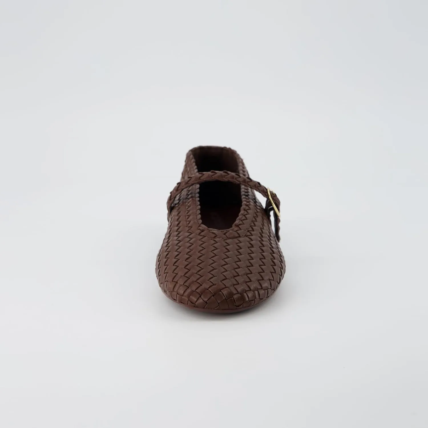 CUSHIONAIRE Women's Bistro Woven Mary Jane Flat  Memory Foam, Wide Widths Available