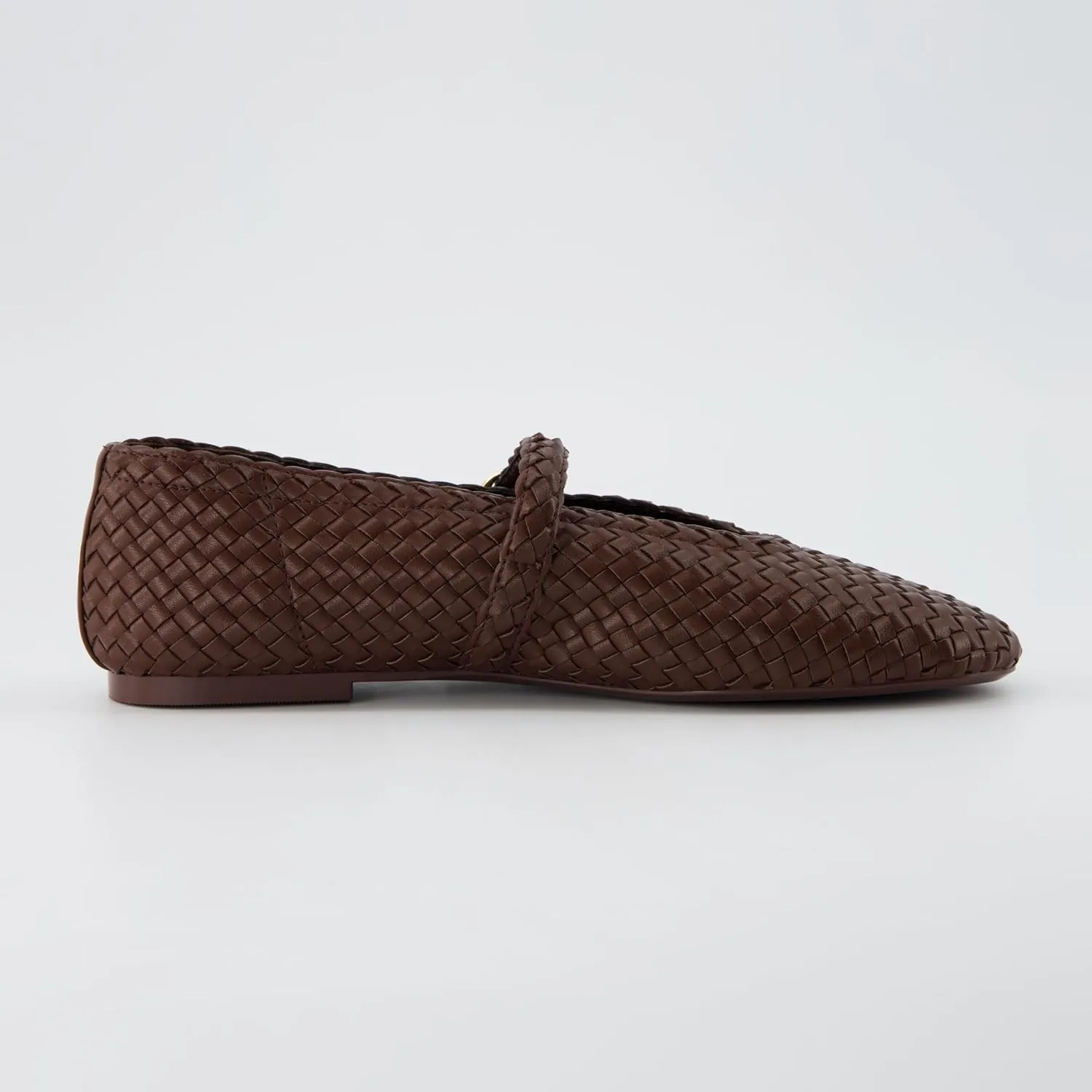 CUSHIONAIRE Women's Bistro Woven Mary Jane Flat  Memory Foam, Wide Widths Available