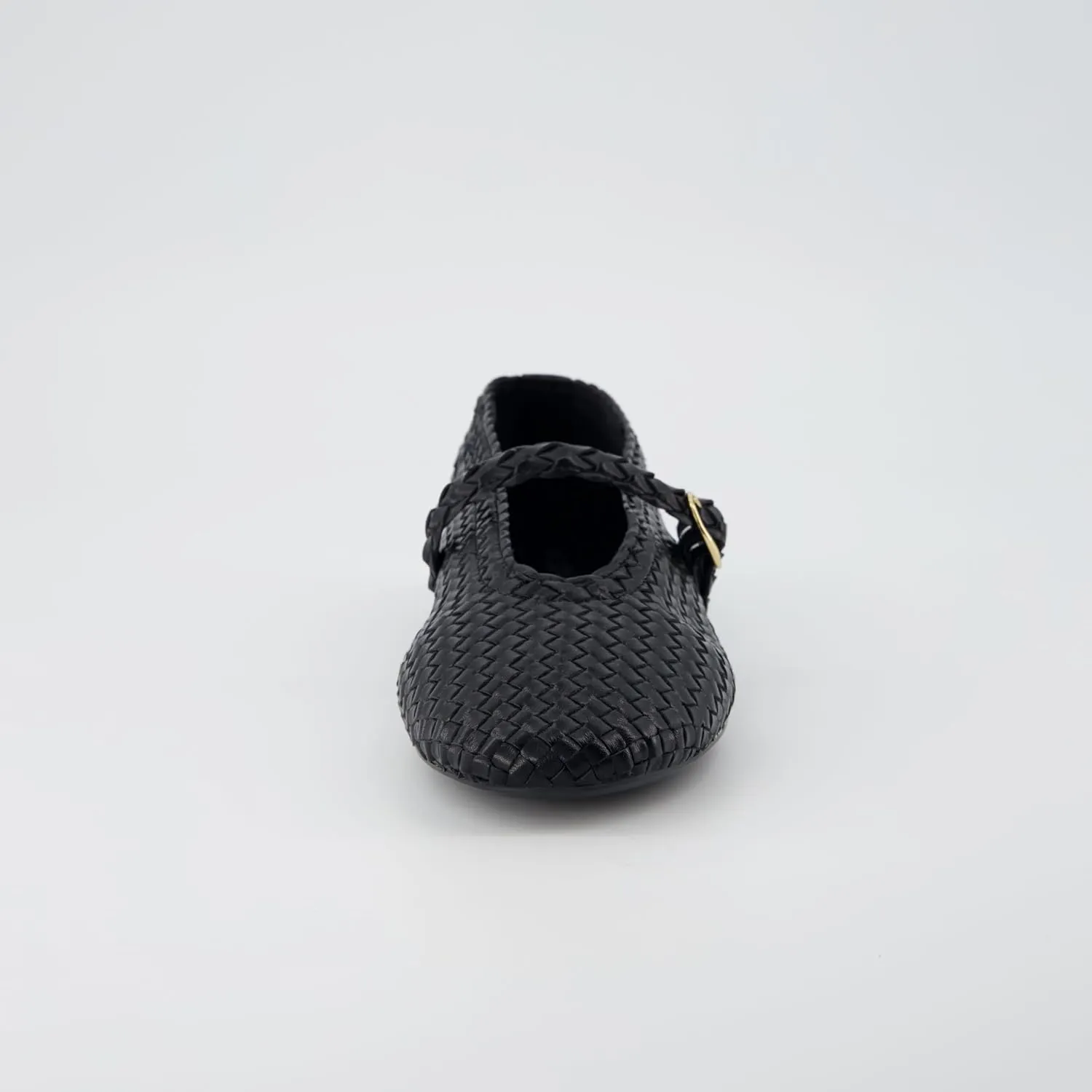 CUSHIONAIRE Women's Bistro Woven Mary Jane Flat  Memory Foam, Wide Widths Available