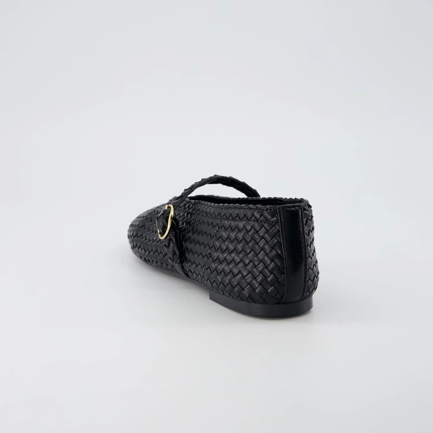CUSHIONAIRE Women's Bistro Woven Mary Jane Flat  Memory Foam, Wide Widths Available
