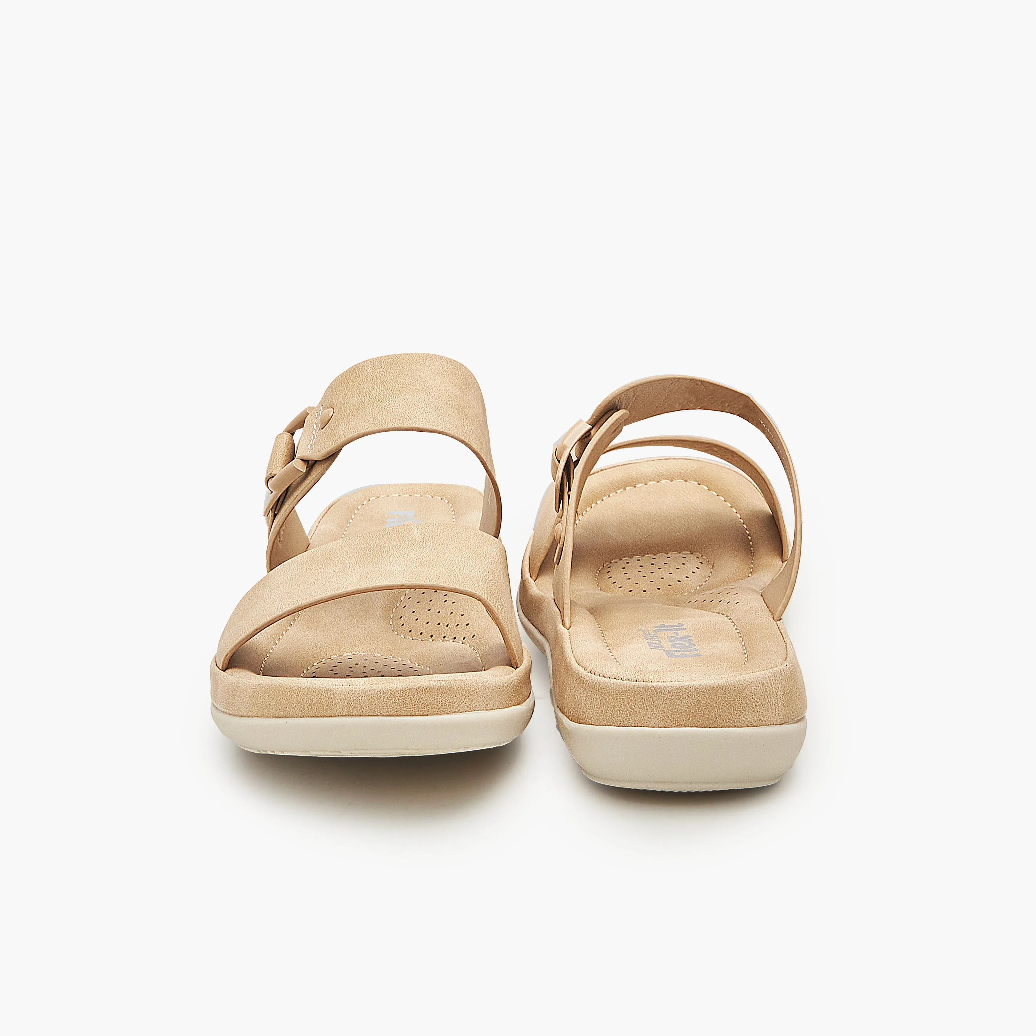 Cushioned Slides with Straps