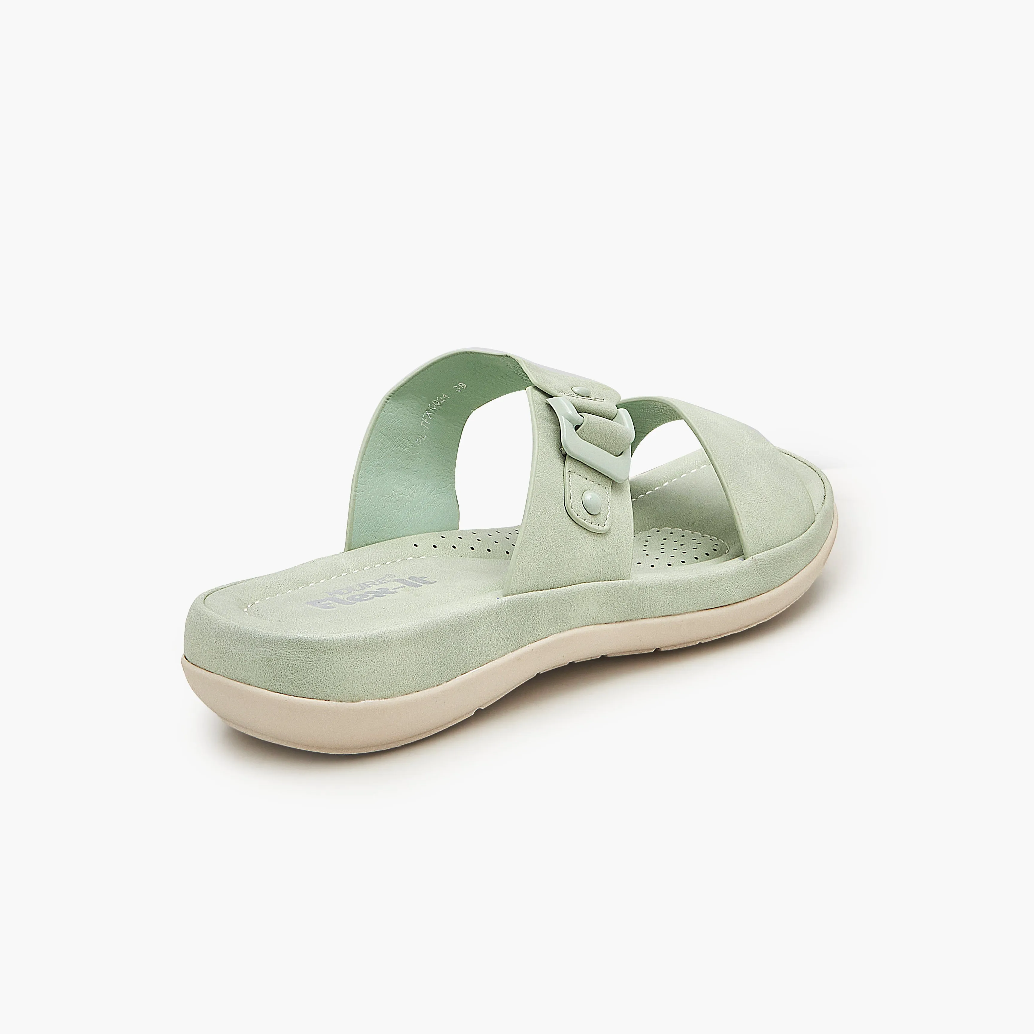 Cushioned Slides with Straps