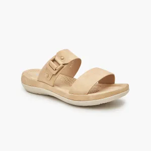 Cushioned Slides with Straps