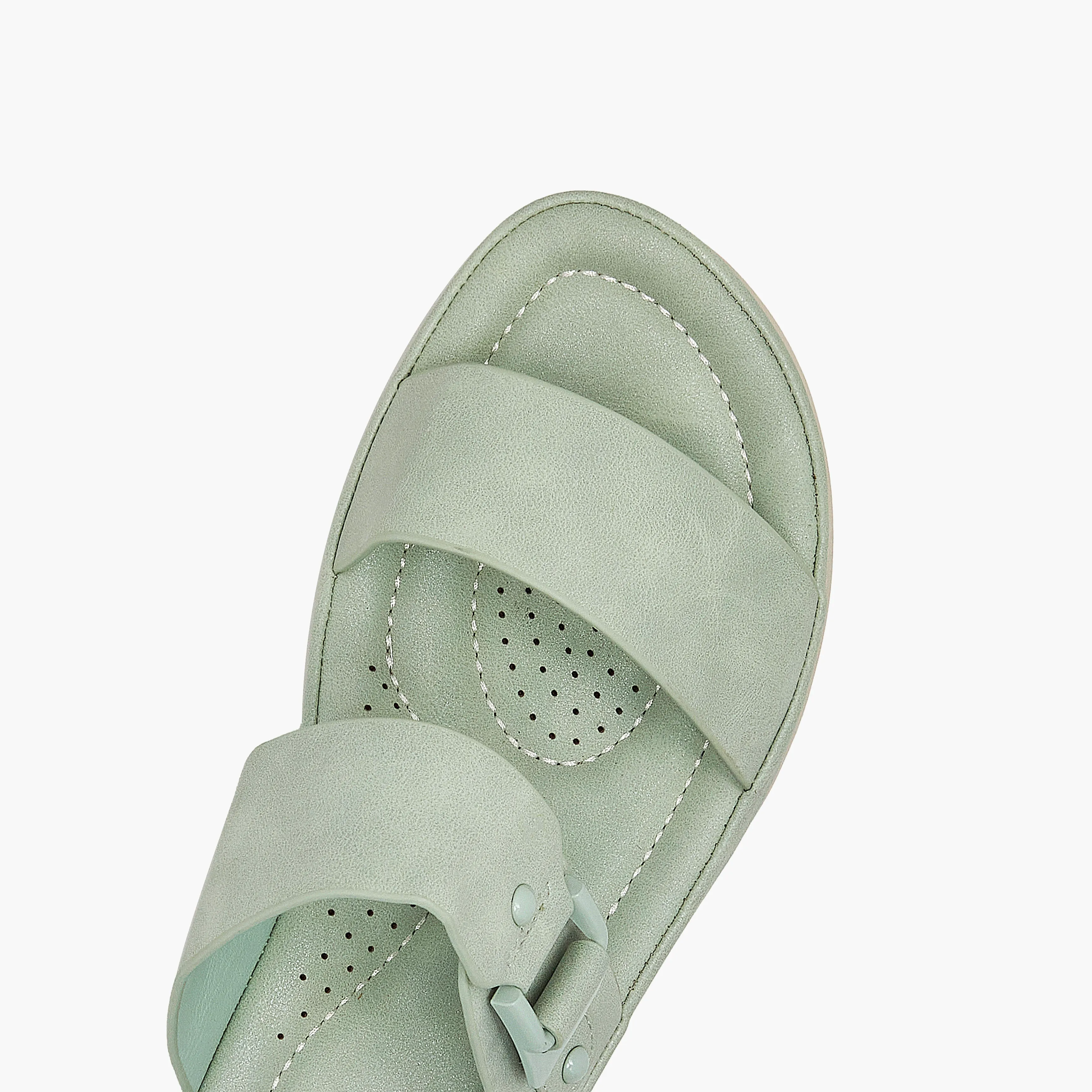 Cushioned Slides with Straps