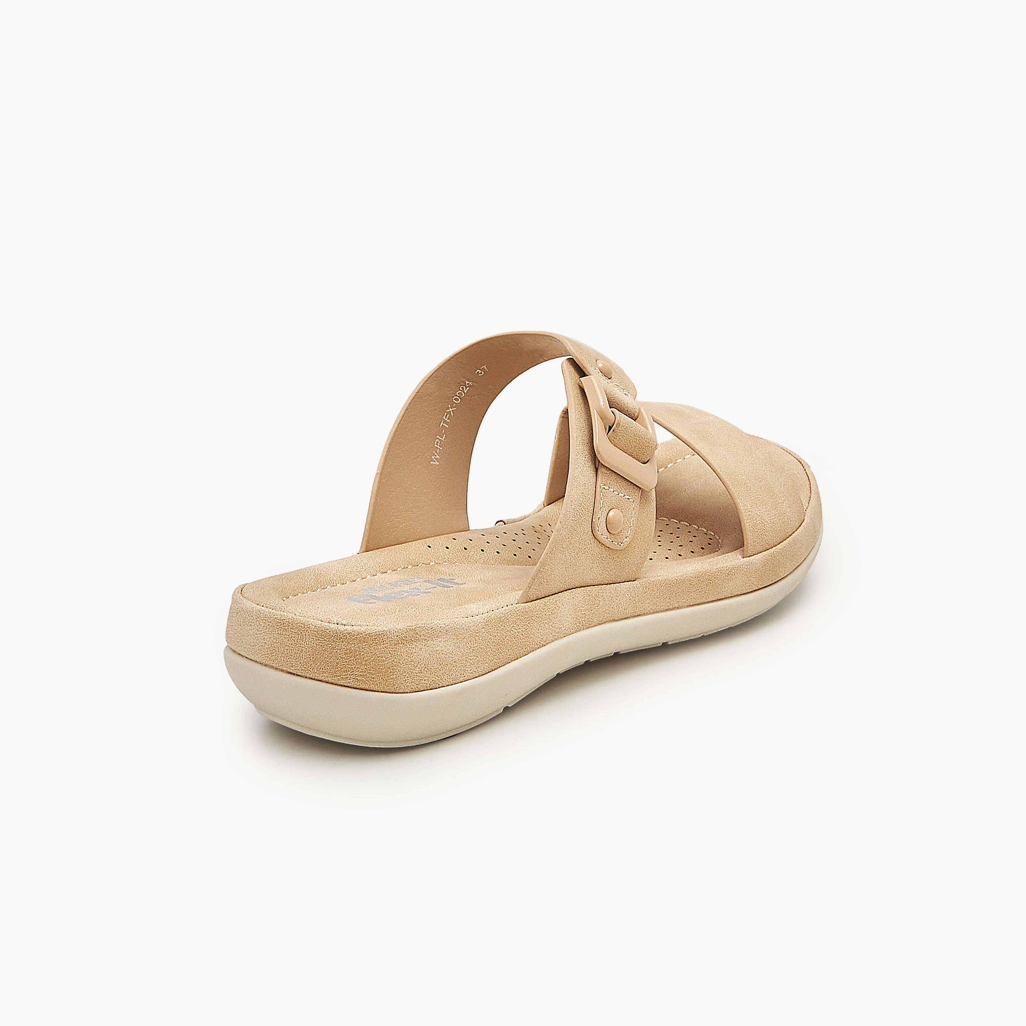 Cushioned Slides with Straps