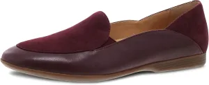 Dansko Lace Slip-On Loafer for Women – Comfortable Flat Shoes with Arch Support – Versatile Casual to Dressy Footwear – Lightweight Rubber Outsole