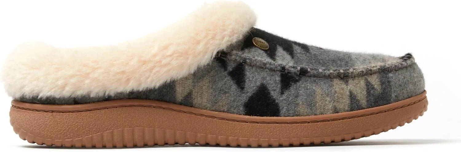 Dearfoams Men's Baro Indoor Outdoor House Shoe Memeory Foam Clog Slipper
