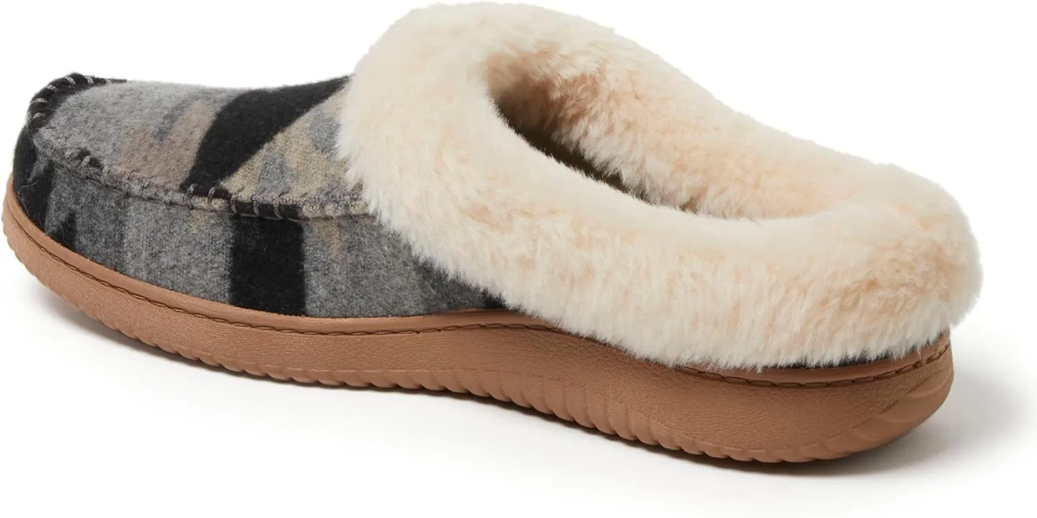 Dearfoams Men's Baro Indoor Outdoor House Shoe Memeory Foam Clog Slipper