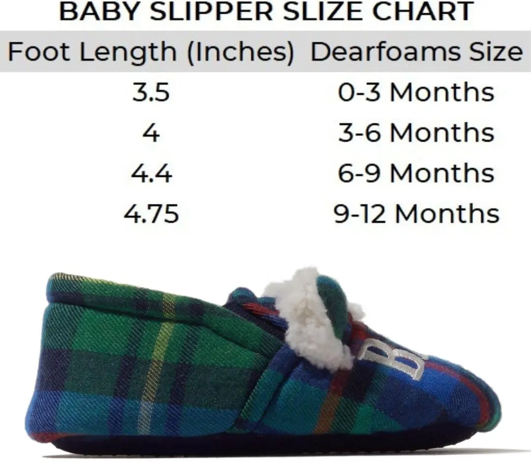 Dearfoams Toddler and Kids' Lil Bear Baby Bear Slipper
